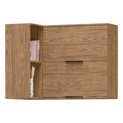 Armario Aereo Canto Reto Mdf 98 Cm Tosc At004 Freijo Freijo Mxm Freijo Freijo