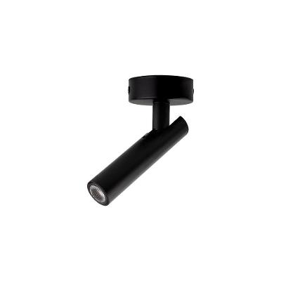 Spot De Sobrepor Blumenau Petit Led 2w Bivolt Preto 3000k Luz Amarela