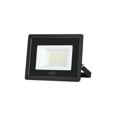 Refletor Blumenau Led Tech Pro 50w Preto Bivolt 3000k Luz Amarela