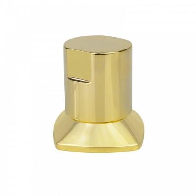 Kit 05 Und Acabamento Registro Dourado Ouro Encaixe Padrao Deca Docol 1.2 E 3.4 Docol