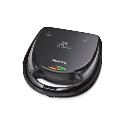 Sanduicheira Fast Grill Sandwich Mondial S12 750W Preto 110V