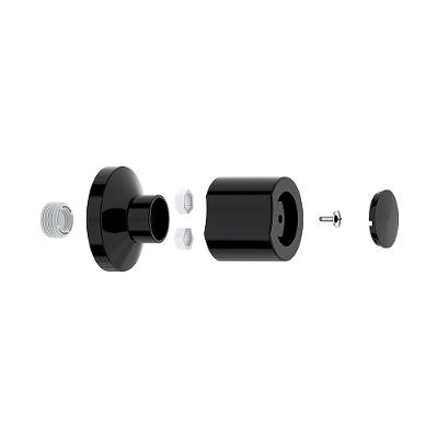 Acabamento Para Registro Censi C40 Black Preto 25007-03001