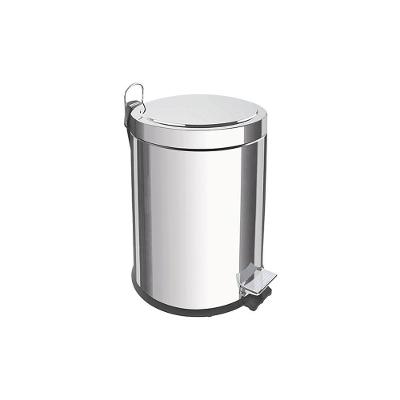 Lixeira Tramontina Brasil Com Pedal 3l Redonda Inox 94538103