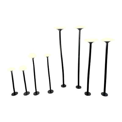 Luminária De Jardim Nordecor Pilze 6613 Led Bivolt Preto 3000k Luz Amarela