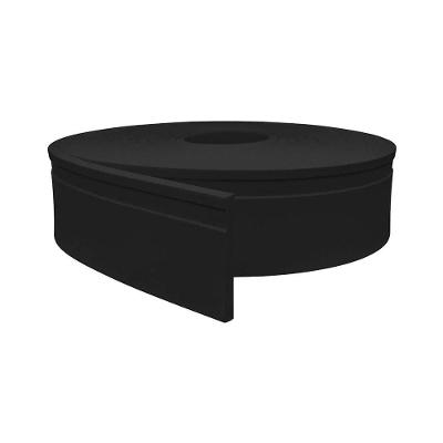 Rodapé De Eva Autocolante Rp16p 10cm Preto 2,5 Metros