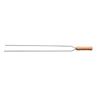 Espeto Duplo Para Churrasco Tramontina 85cm 26419085 Madeira Natural