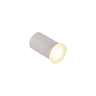Balizador Nordecor Kinne Mini Embutir Redondo Led Bivolt Branco 3000k Luz Amarela 6392