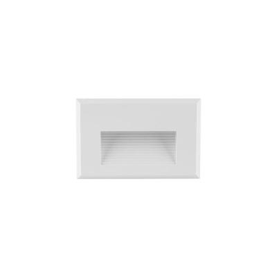 Balizador Astraled Wiley De Embutir Led 2w Bivolt Branco 3000k Luz Amarela Bl-6722
