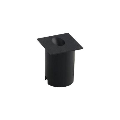 Balizador Astraled Australe Quadrado De Embutir Led 2w Bivolt Preto 3000k Luz Amarela Bl-6713