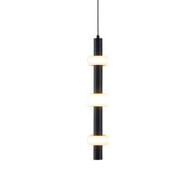 Lustre Pendente Nordecor Aus 2716 Preto Led Bivolt Preto 2716