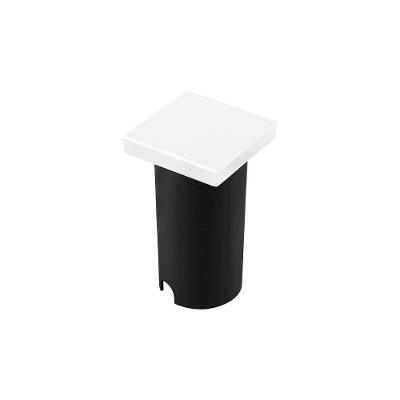 Balizador Astraled Wezen Quadrado De Embutir Led 1w Bivolt Branco 3000k Luz Amarela Bl-6718