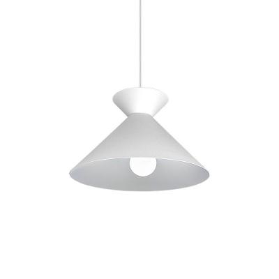 Lustre Pendente Blumenau Guto E27 Bivolt Branco Fosco