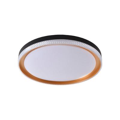Plafon Skylight Queenstown 4040 Led Bivolt Preto-dourado