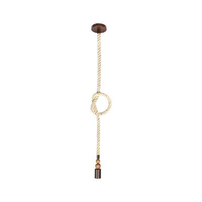 Lustre Pendente Blumenau Sailor Madeira E27 Bivolt Marrom