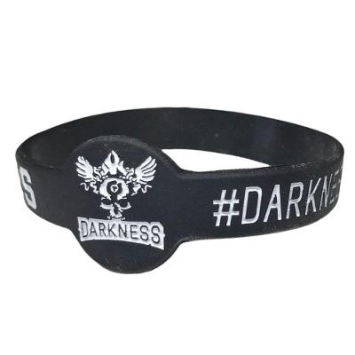 Pulseira De Silicone Darkness Nation Padrão Único