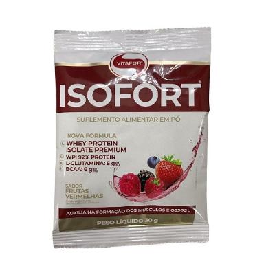 Isofort Sachê 30g Sabor Frutas Vermelhas