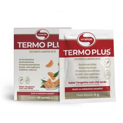 Termo Plus Display 30 Sachês De 4g Sabor Tangerina Com Chá Verde