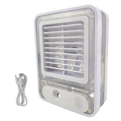 Ventilador Umidificador De Mesa Touch 3 Velocidades Led Usb Casa Trabalho Estudos Portatil Silencioso Refrescante