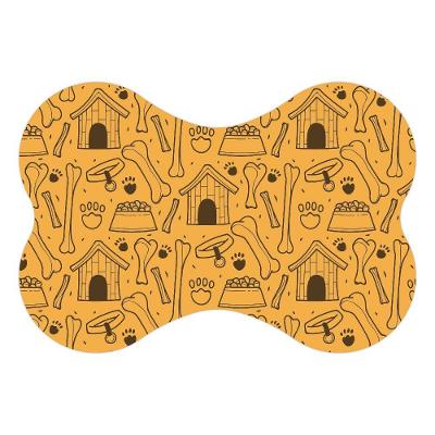 Tapete Comedouro Ração Cachorro Pet Cão Dog Lona Nº5 - 37x54