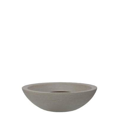 Vaso Bowl Terra Fosco 55x16cm Granito Pedra