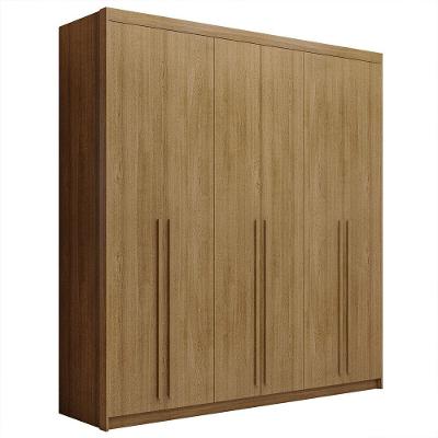 Guarda Roupa Casal 6 Portas 3 Gavetas 233cm Dubai Nature Vila Rica