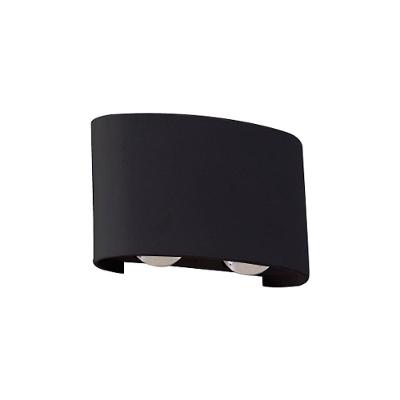 Arandela Led 12w Ranne 3000k Bivolt Preta Nordecor
