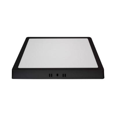 Painel Led Sobrepor Preto 24w 3000k 30x30 - Blumenau