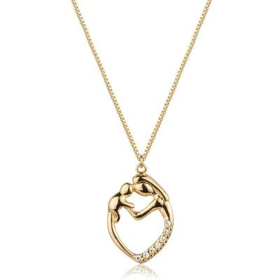 Colar Amor De Mãe Colar Mãe E Bebe Banho De Ouro 18k