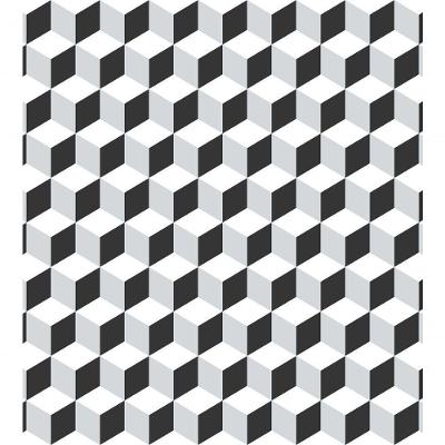 Papel De Parede Coleção Brincar Cubos Geométricos 3646 - Rolo 10m X 0,52m