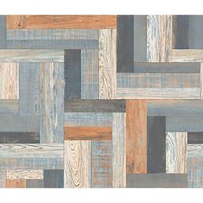 Papel De Parede Stone Age Ii Madeira Colorida Sn604102r