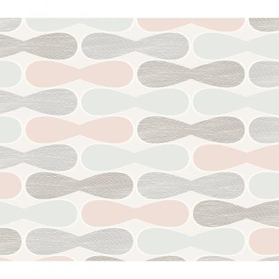Papel De Parede Oba Formas Ob70402r Tam. 4m² Papel De Parede Oba Formas Ob70402r