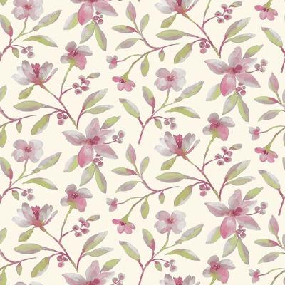 Papel De Parede Poppi Floral Pz18962 Tam. 4m² Papel De Parede Poppi Floral Pz18962