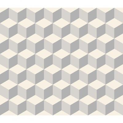 Papel De Parede Oba Geométrico 3d Ob71202r Tam. 4m² Papel De Parede Oba Geométrico 3d Ob71202r