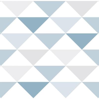 Papel De Parede Coleção Brincar Triângulo Geométrico 3601 - Rolo 10m X 0,52m
