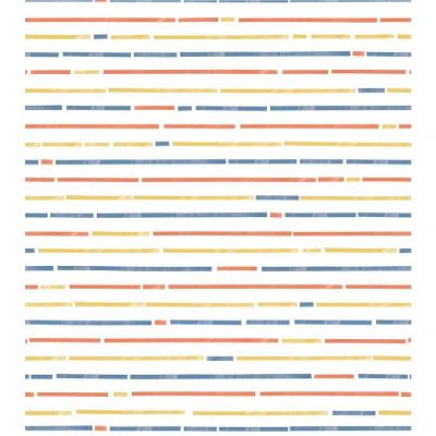 Papel De Parede Coleção Brincar Listras 3631 - Rolo 10m X 0,52m