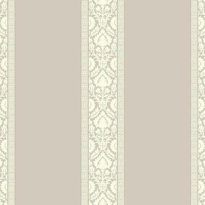 Papel De Parede Waverly Stripes Santa Maria Stripe Cinza Sv2691 Waverly Stripes Sv2691