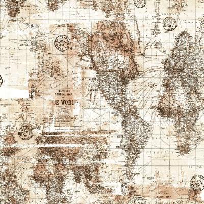 Papel De Parede Coleção Brincar Mapa 3649 - Rolo 10m X 0,52m