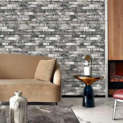 Papel De Parede Essencial Tijolo Cinza Ess1058