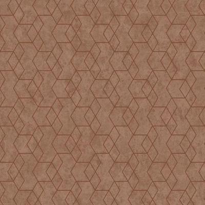 Papel De Parede Essencial Geométrico Marrom Ess1051