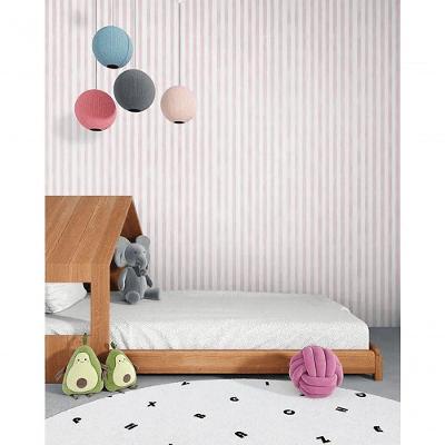 Papel De Parede Sonhos Listrado Rosa 4244 Papel De Parede Sonhos 4244
