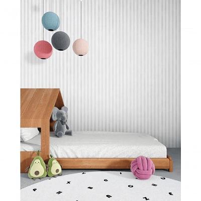 Papel De Parede Sonhos Listra Cinza 4234 Papel De Parede Sonhos 4234