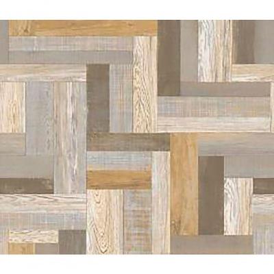 Papel De Parede Stone Age Ii Madeira Colorida Sn604103r