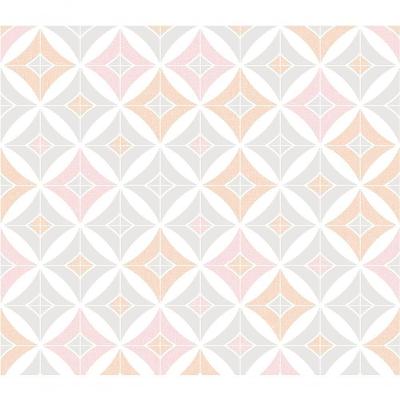 Papel De Parede Oba Geométrico Ob70104r Tam. 4m² Papel De Parede Oba Geométrico Ob70104r