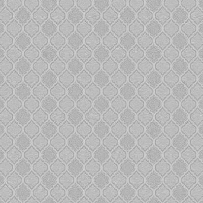 Papel De Parede Colorkey Geométrico Prata Col1017