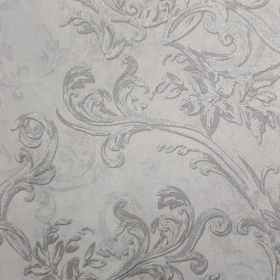 Papel De Parede Grace 4 Damask Cinza Gr400801r