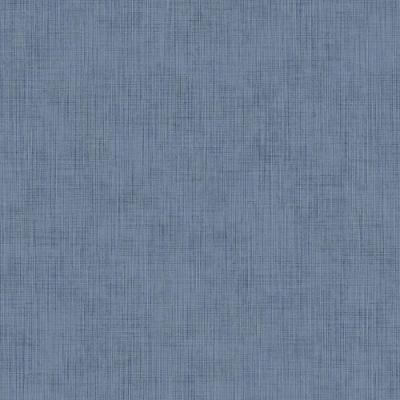 Papel De Parede Essencial Aspecto Têxtil Azul Ess1008