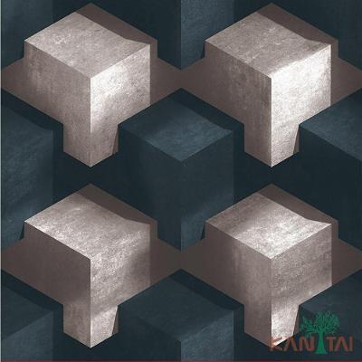 Papel De Parede Stone Age 1 Cubos 3d Sn600402r