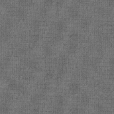 Papel De Parede Essencial Aspecto Têxtil Cinza E Preto Ess1047