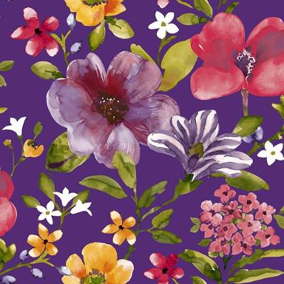Papel De Parede Poppi Florido Pz18925 Tam. 4m² Papel De Parede Poppi Florido Pz18925