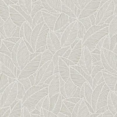 Papel De Parede Essencial Folhagem Branco Ess1018